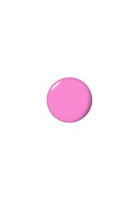 Glansig rund nagellack i en livlig rosa färg, med en slät textur utan synliga märken eller mönster.