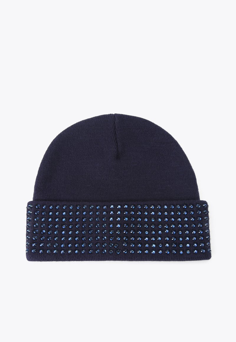 Kurt Geiger London CRYSTAL CUFF - Beanie - navy/dark blue  display picture 3