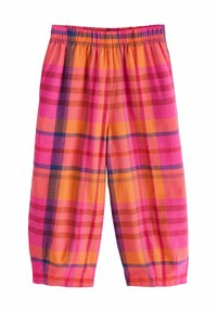 Unselected, pink/orange check