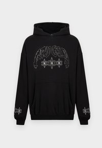 AVES OUTLINE HOODIE - Sweat à capuche - black