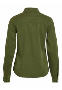 VILA VIBISTA SU-NOOS - Button-down blouse - forest night