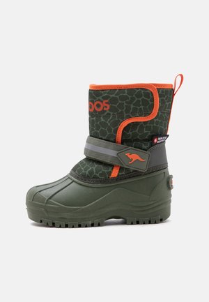KangaROOS K SHELL II - Bottes de neige - olive/little dragon