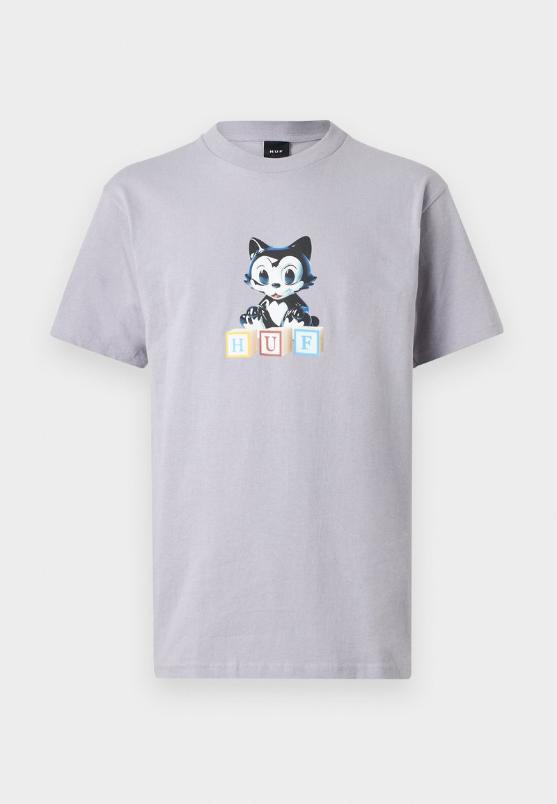 HUF T-shirt print lila