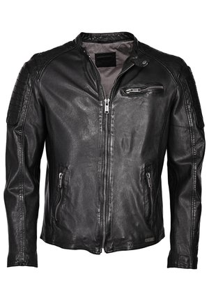 Lederjacke - black