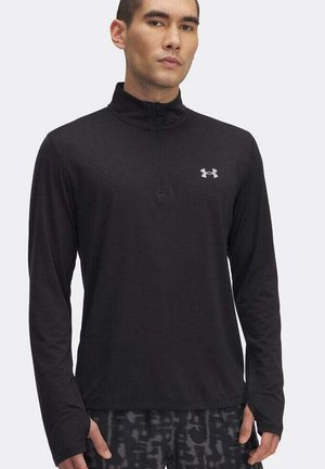 LAUNCH QUARTER - Maglietta a manica lunga - black