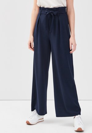 Stoffhose - mottled royal blue