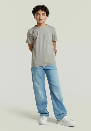 G-STAR, BOYS BASE POCKET T-SHIRT - T-shirt imprimé - grey alloy
