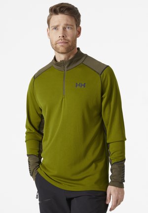 Helly Hansen LIFA ACTIVE 1/2 ZIP - Camiseta interior - olive green