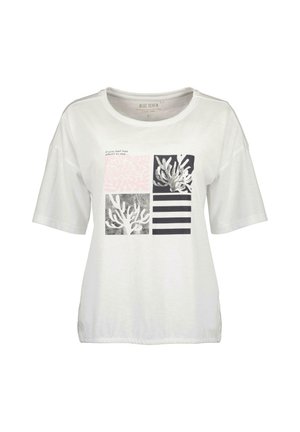 BLUE MOON - Print T-shirt - weiss