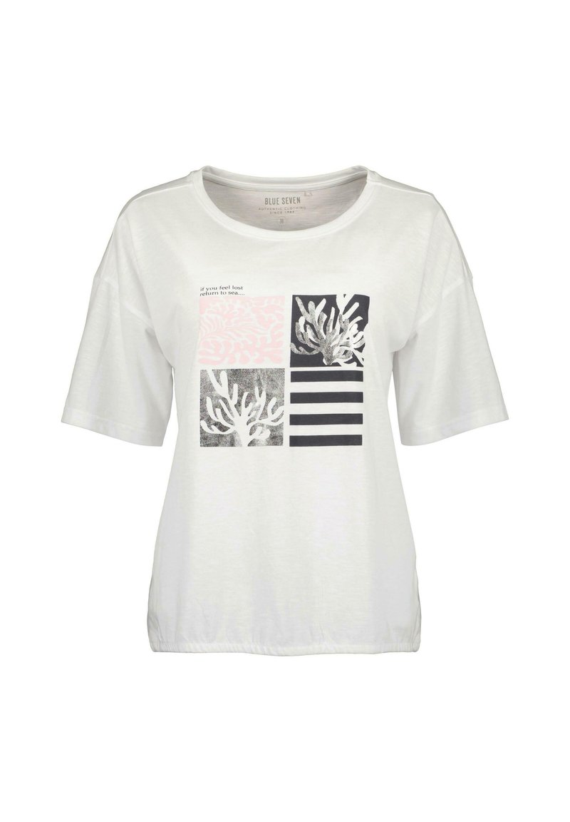 BLUE SEVEN T-shirt print wit