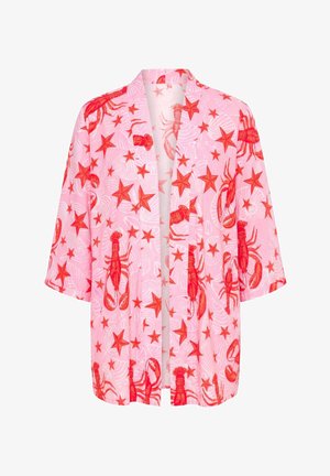 Angel of Style, LOBSTER PRINT KIMONO - Tunikaer - pink