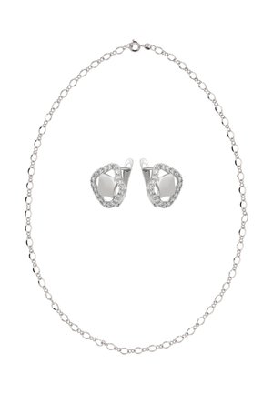 SET - Øreringe - silver-coloured