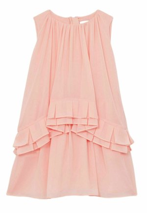 REISS LUNI CHIFFON TIERED DRESS - Day dress - pink