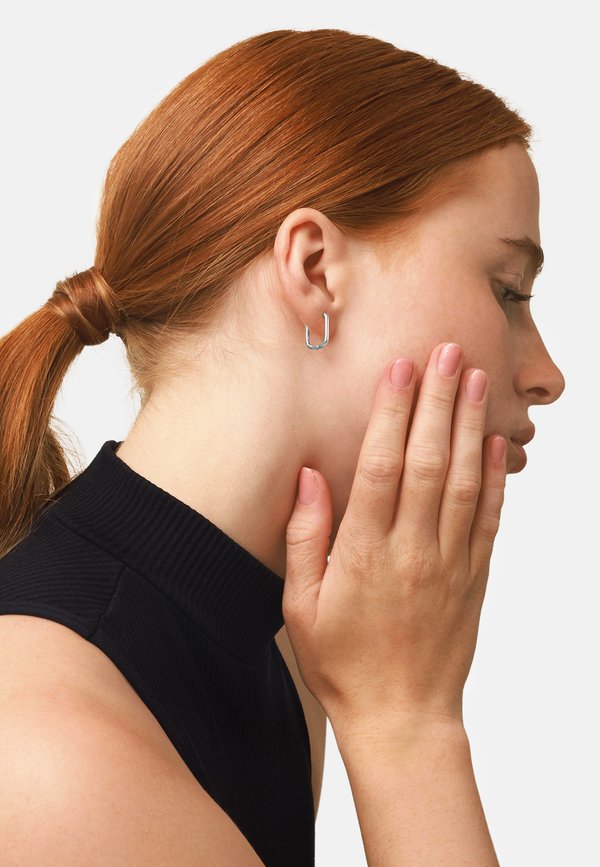 RECTIAN - Ohrringe - silberfarben poliert