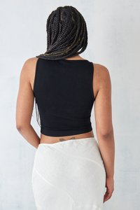 BDG Urban Outfitters SLASH NECK TANK - Top - black