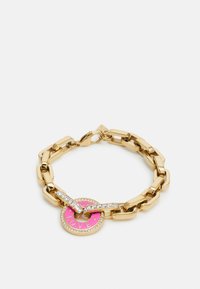 Unselected, yellow gold-coloured/fuchsia