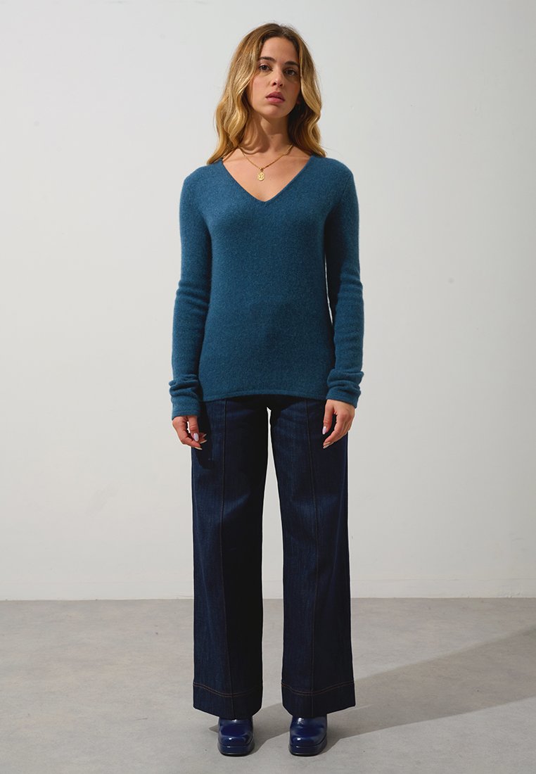 Authentic Cashmere Trui petrol Authentic Cashmere Trui petrol