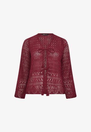 Yours Clothing, PLUS SIZE CARDIGANS - Gilet - burgundy