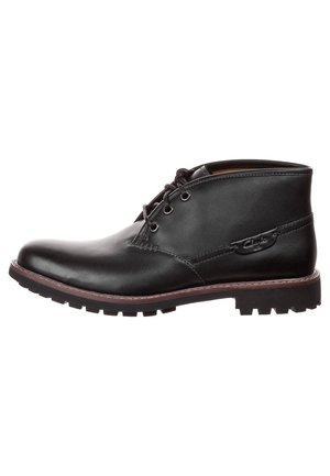 Botines con cordones - black