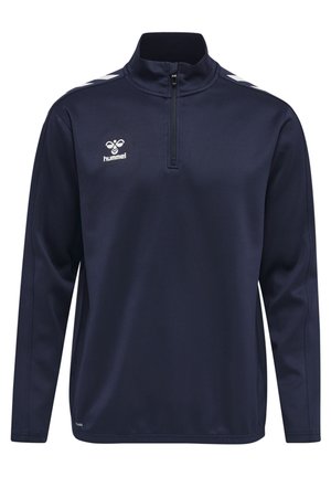 Hummel HMLCORE HALF ZIP POLY - Sweater - marine