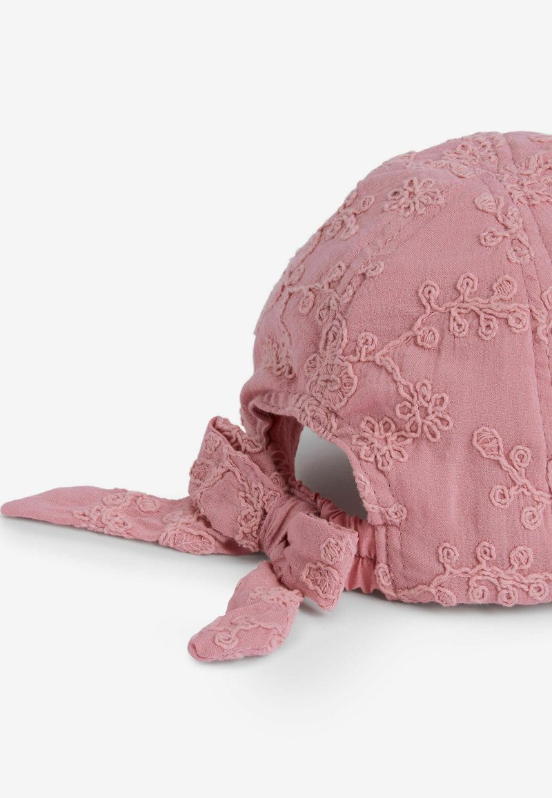 Kinder Caps | Next EMBROIDERED BOW BACK Cap ecru cream pink/pink - AO16854 Kinder Caps | Next EMBROIDERED BOW BACK Cap ecru cream pink/pink - AO16854