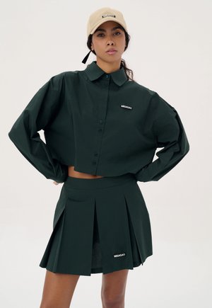 Overhemdblouse - dark green