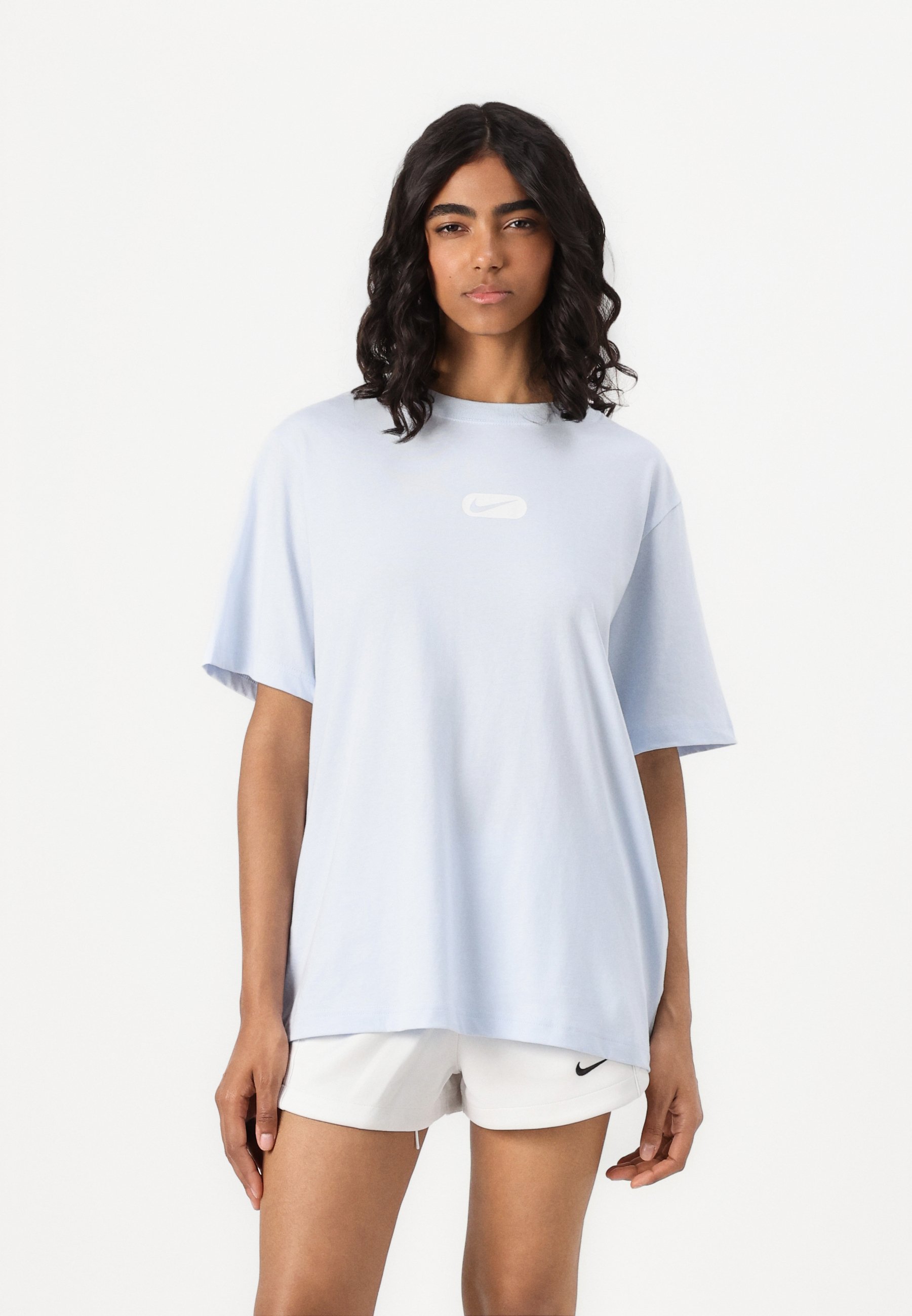 ★ Nike★ Sportswear Club Short Sleeve T-Shirt W Blue Tint Nike Womens Sportswear Club Essentials Short Sleeve T-Shirt