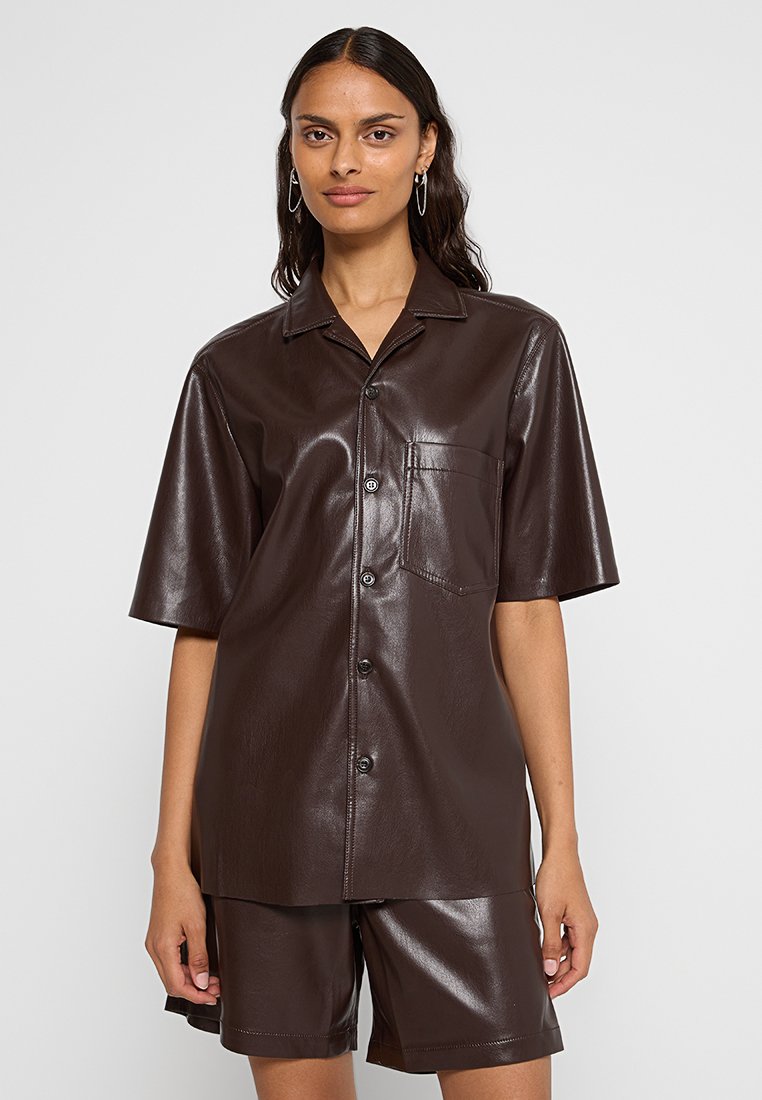 Nanushka Overhemdblouse bruin Nanushka Overhemdblouse bruin