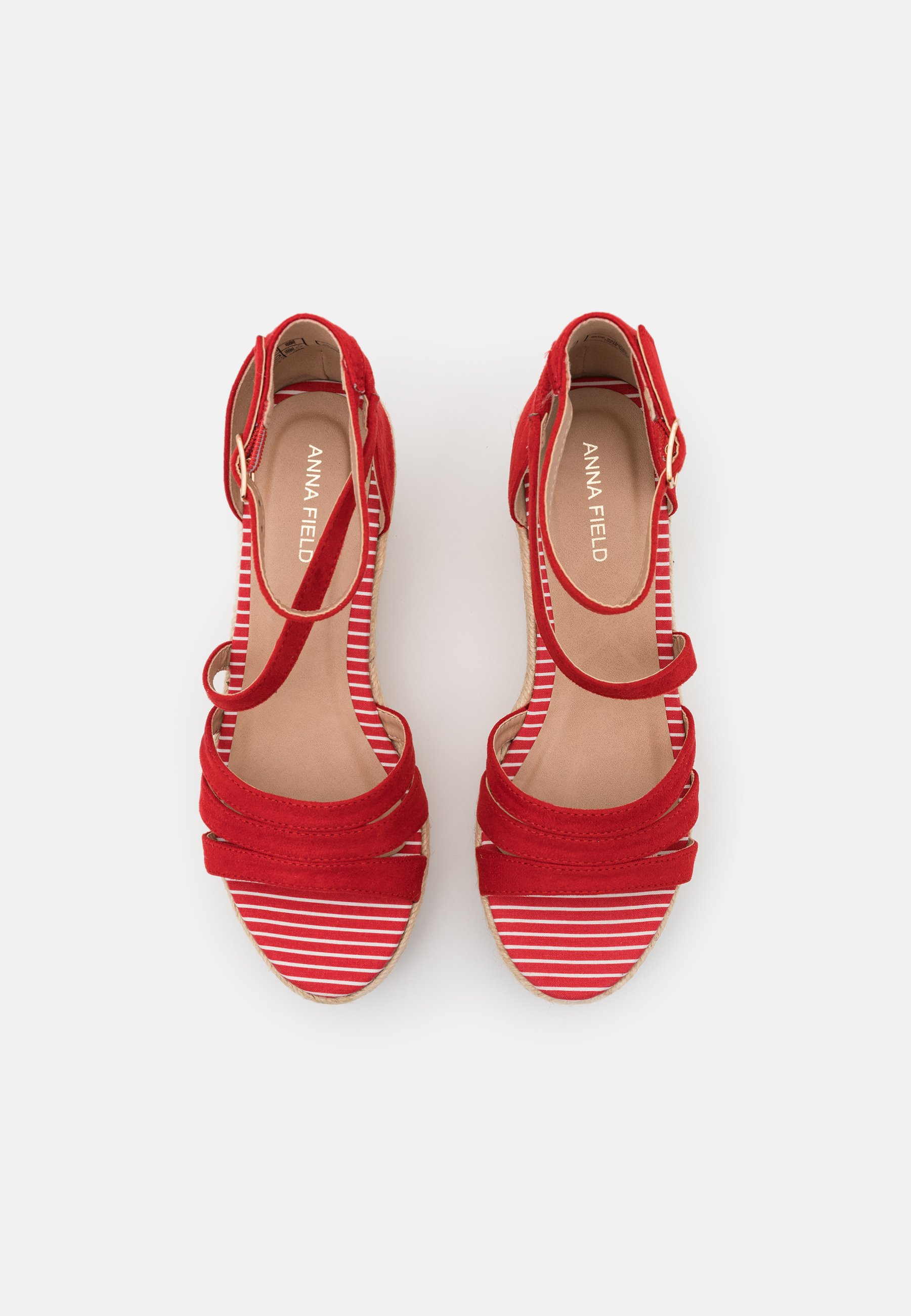 Anna Field Sandalen met plateauzool - red/rood - Zalando.nl