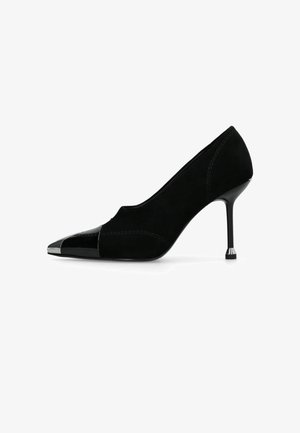 LIU JO, LIU JO METALLIC TOE CAP PUMPS - Escarpins à talons hauts - black