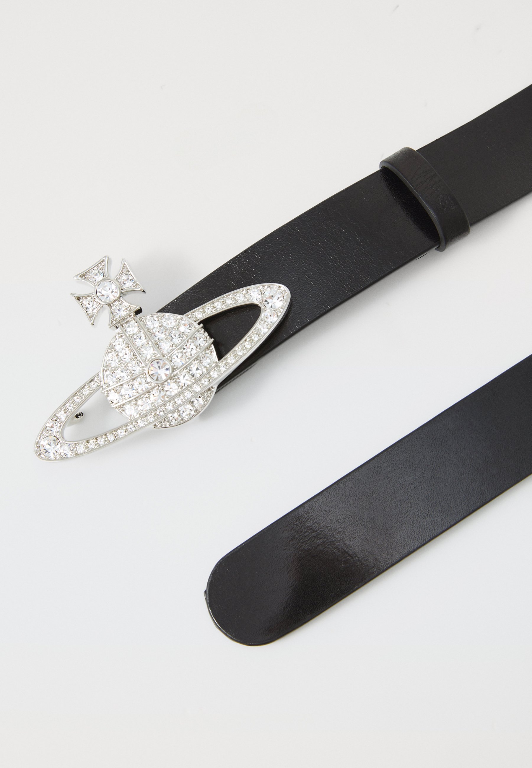 Vivienne Westwood RELIEF BELT - Belt - platinum/crystal/silver