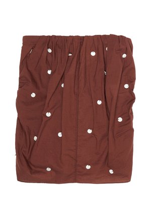 BIMBA Y LOLA, BIMBA Y LOLA TOP PALABRA DE HONOR FRUNCIDO MARRÓN - Top - marron