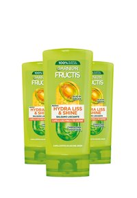 Garnier - FRUCTIS BALSAMO LISCIANTE HYDRA LISS & SHINE PER CAPELLI DIFFICILI DA LISCIARE E CRESPI, 200 ML - 3 PACK - Balsamo Immagine in miniatura 1