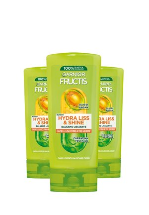 FRUCTIS BALSAMO LISCIANTE HYDRA LISS & SHINE PER CAPELLI DIFFICILI DA LISCIARE E CRESPI, 200 ML - 3 PACK - Balsamo