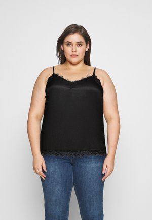 CARSIS SINGLET - Toppi - black