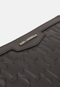 KARL LAGERFELD LOOM LEA POUCH UNISEX - Pochette - black