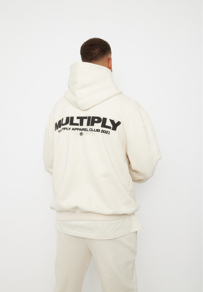 Multiply Apparel Mikina s kapucí - beige