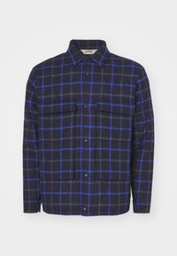 CAMICIA BUILD - Viegla jaka - blu