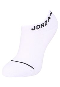 Jordan JUMPMAN NO-SHOW 3 PACK - Calcetines tobilleros - black/white/gym red