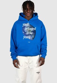 Lost Youth - UNISEX HEAVY WORLD - Hoodie - cobalt blue Miniatuurafbeelding 1