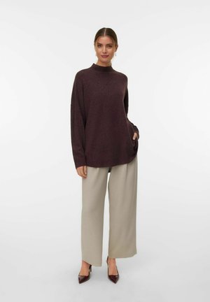 VMPLAZA LS HIGHNCK LONG  GA NOOS - Pullover - fudge