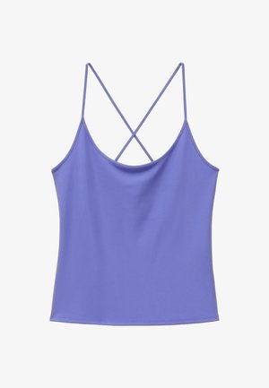 & OTHER STORIES, & OTHER STORIES CROSSED BACK STRAP TOP - Débardeur - purple