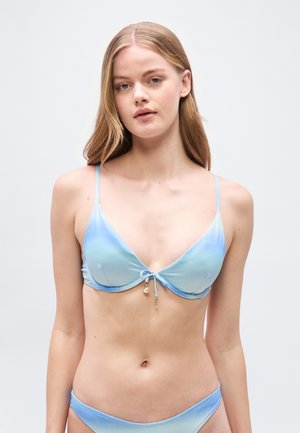 FLAT SHIMMER CHARM UNDERWIRE - Πάνω μέρος μπικίνι - blue