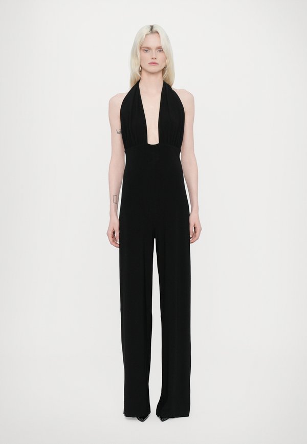 CROSS HALTER STRAIGHT LEG - Jumpsuit