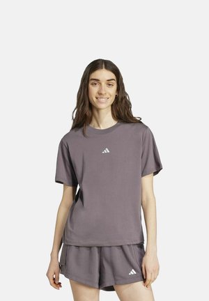 SMALL LOGO - Camiseta básica - grey strata white