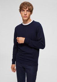 Selected Homme SLHTOWER Trui navy blazer/donkerblauw