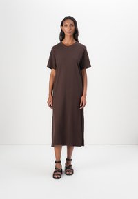 Marc O'Polo DENIM - SSL - Jersey dress - brown coffee Thumbnail Image 1