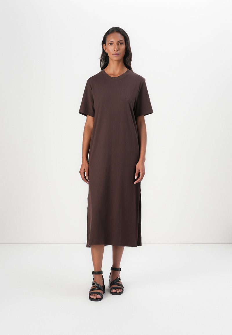 Marc O'Polo DENIM - SSL - Jersey dress - brown coffee, Enlarge
