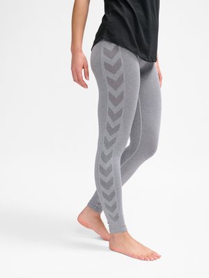 Hummel HMLCI SEAMLESS MW SCRUNCH - Strumpfhose - grey melange