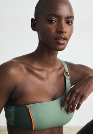 LASCANA BUSTIER - Bikini top - olive
